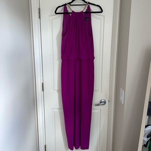 XSCAPE- Pink Dress with Chain Collar